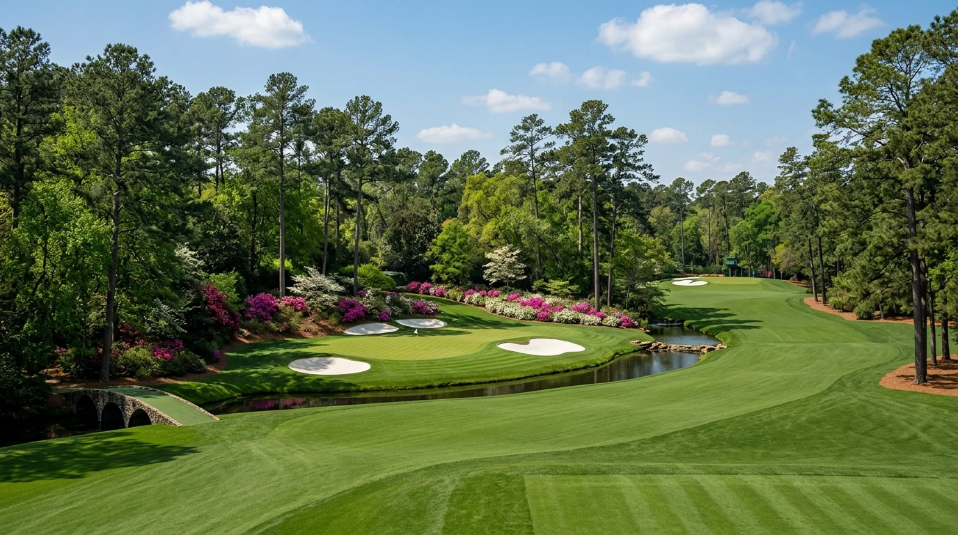 Augusta National Golfplatz beim Masters Tournament